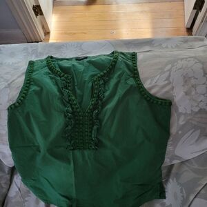 Talbots green size medium cotton tank